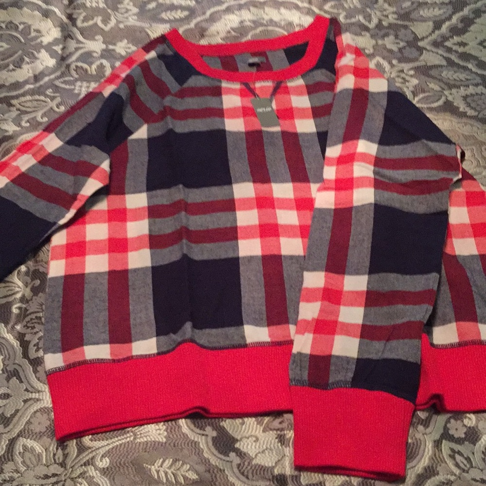 Crew neck pajama top